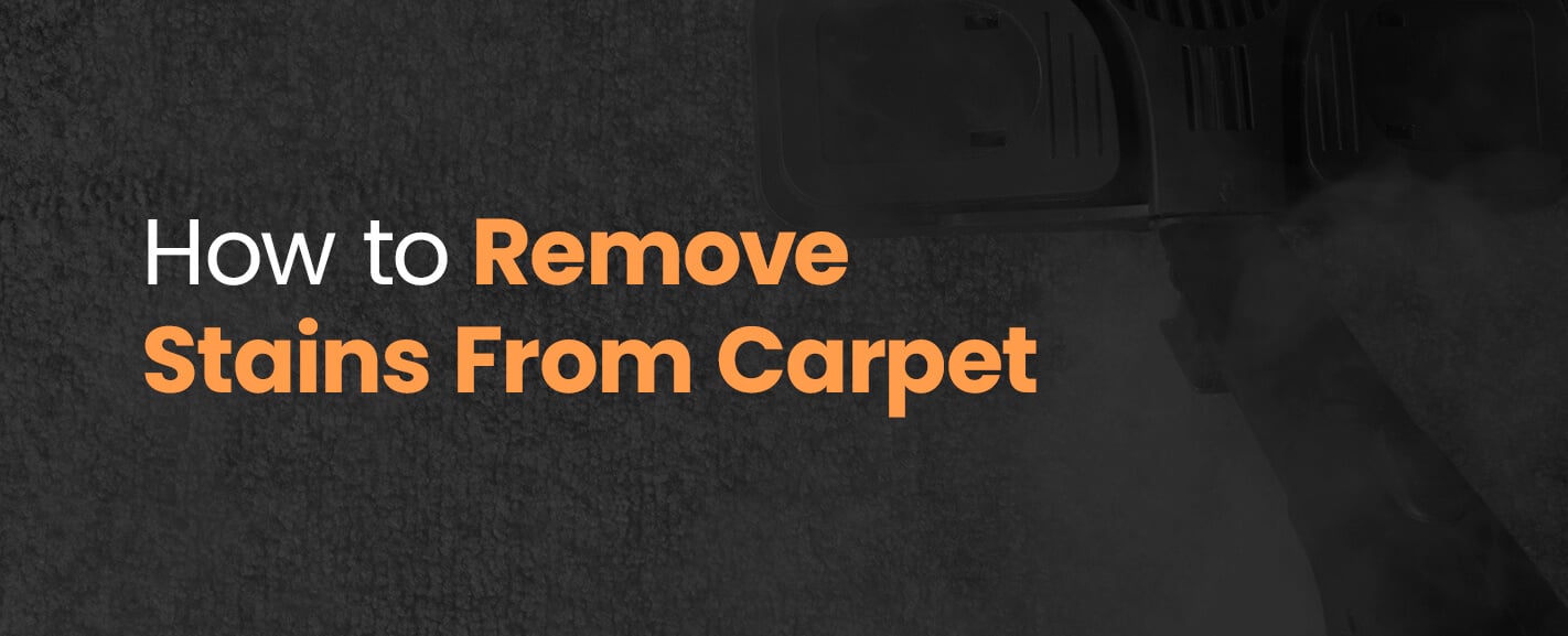 how to remove stains from carpets