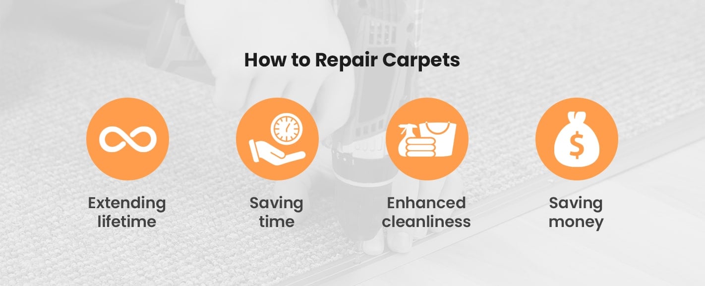 How to repair carpets